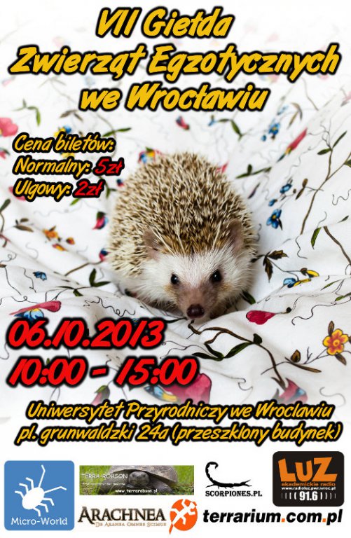 VII Giełda Zwierząt Egzotycznych we Wrocławiu